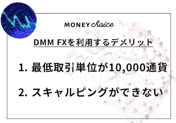 h2made_DMMFXを利用するデメリット