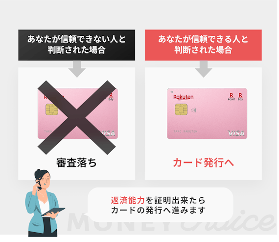 楽天pinkカード_審査